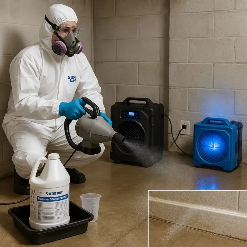 Sanitization and Odor Removal process in Rosedale, CA